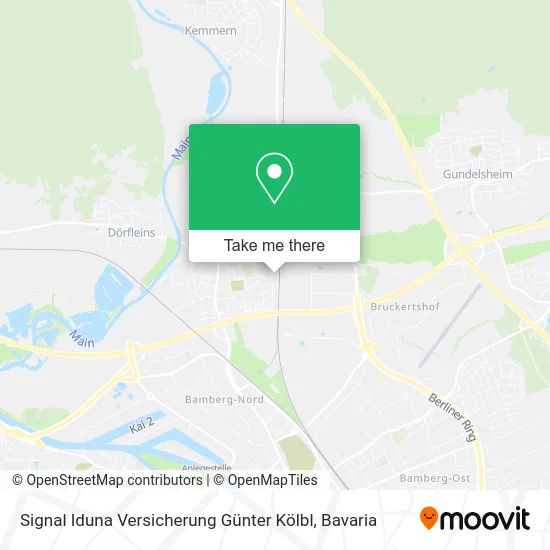 Карта Signal Iduna Versicherung Günter Kölbl