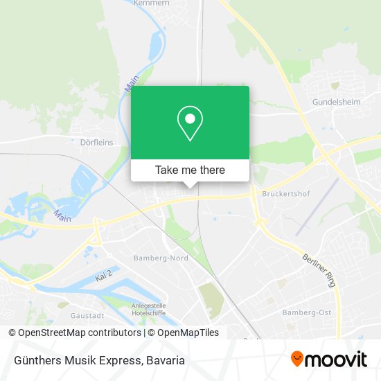 Günthers Musik Express map