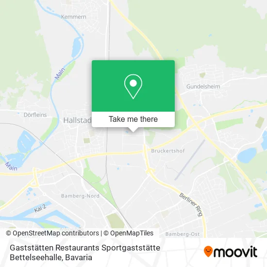 Карта Gaststätten Restaurants Sportgaststätte Bettelseehalle
