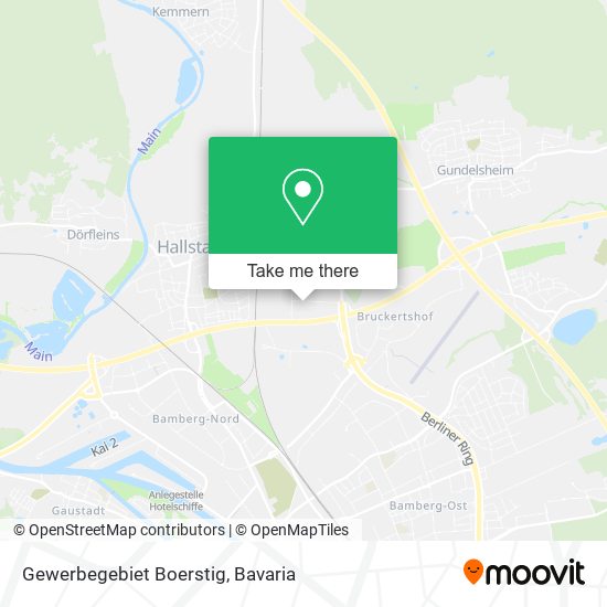 Gewerbegebiet Boerstig map