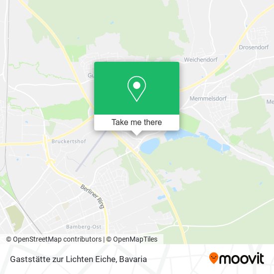 Gaststätte zur Lichten Eiche map