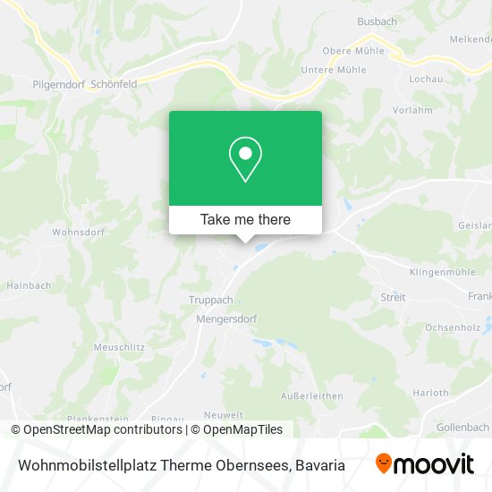 Wohnmobilstellplatz Therme Obernsees map