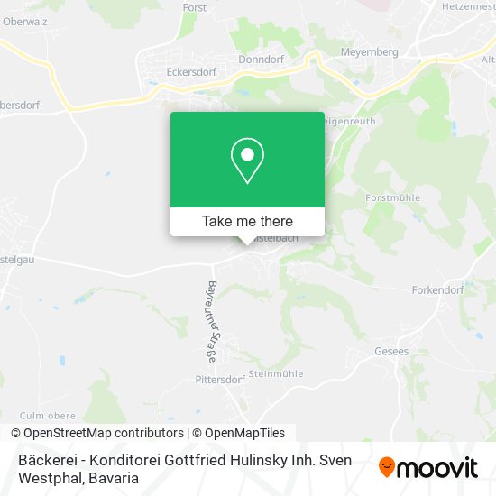 Bäckerei - Konditorei Gottfried Hulinsky Inh. Sven Westphal map