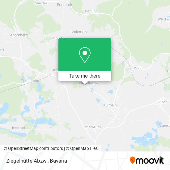 Ziegelhütte Abzw. map