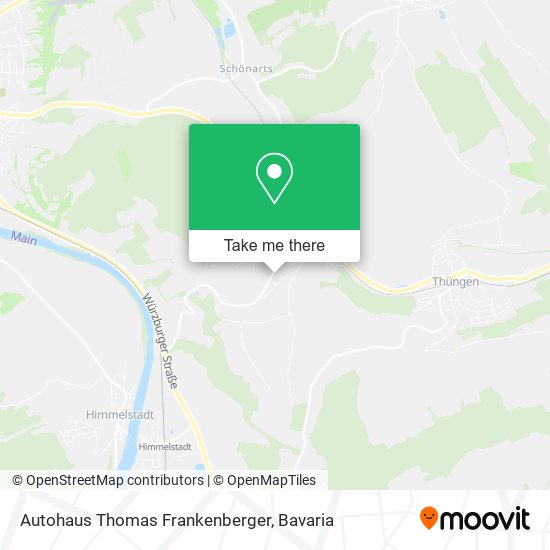 Autohaus Thomas Frankenberger map