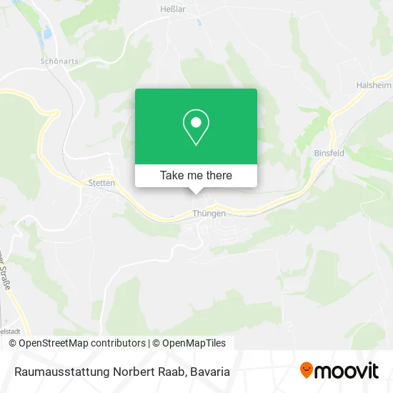 Карта Raumausstattung Norbert Raab