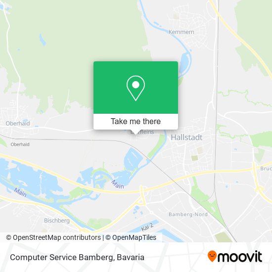 Карта Computer Service Bamberg
