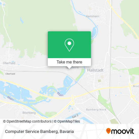 Карта Computer Service Bamberg