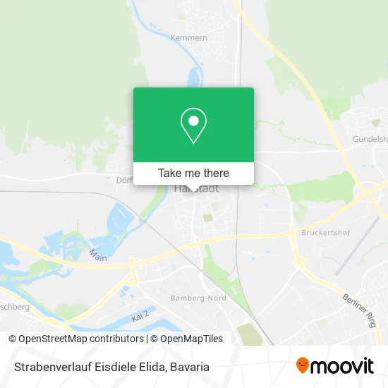 Карта Strabenverlauf Eisdiele Elida