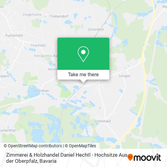 Zimmerei & Holzhandel Daniel Hechtl - Hochsitze Aus der Oberpfalz map