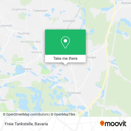 Карта Freie Tankstelle