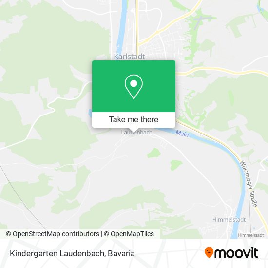 Kindergarten Laudenbach map
