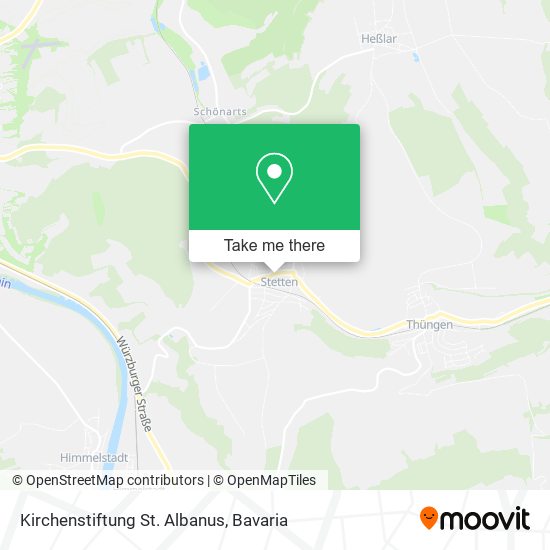 Kirchenstiftung St. Albanus map