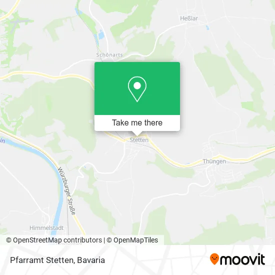 Карта Pfarramt Stetten
