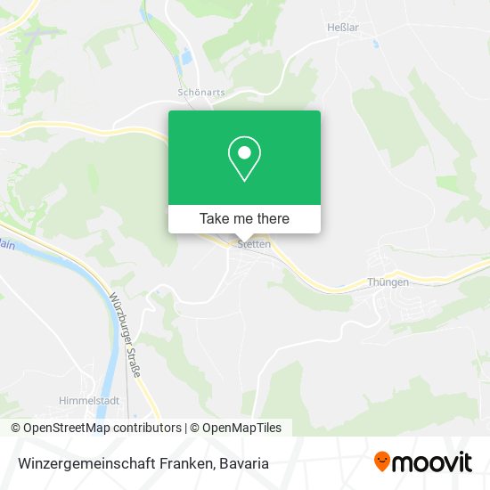 Winzergemeinschaft Franken map
