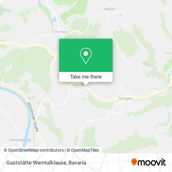 Gaststätte Werntalklause map