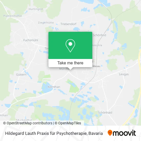 Карта Hildegard Lauth Praxis für Psychotherapie