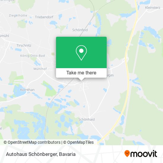 Autohaus Schönberger map