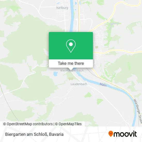 Карта Biergarten am Schloß
