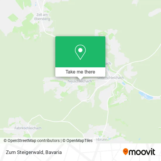 Карта Zum Steigerwald