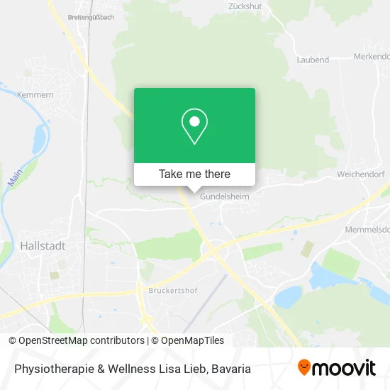 Карта Physiotherapie & Wellness Lisa Lieb