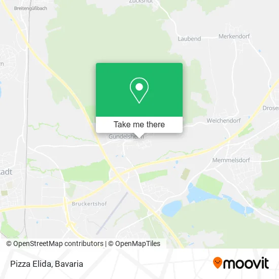 Карта Pizza Elida
