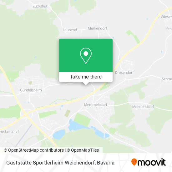 Gaststätte Sportlerheim Weichendorf map