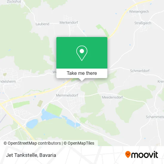 Карта Jet Tankstelle