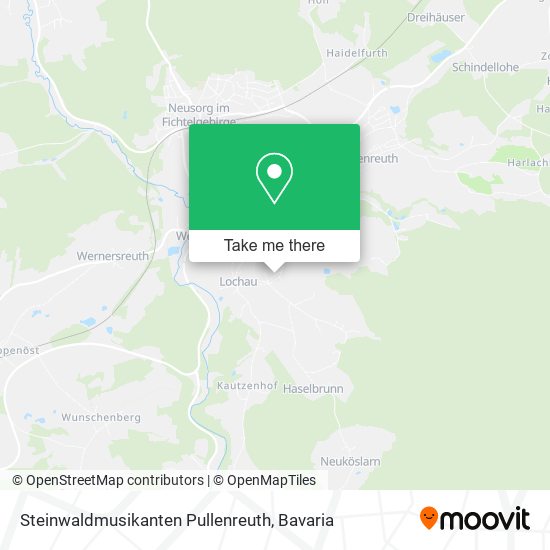Steinwaldmusikanten Pullenreuth map