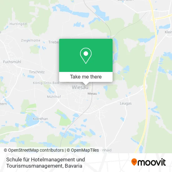 Карта Schule für Hotelmanagement und Tourismusmanagement