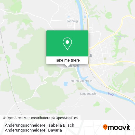 Änderungsschneiderei Isabella Blisch Änderungsschneiderei map