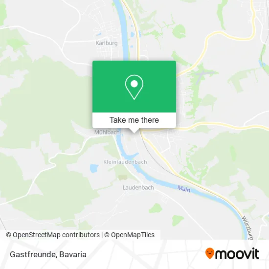 Карта Gastfreunde