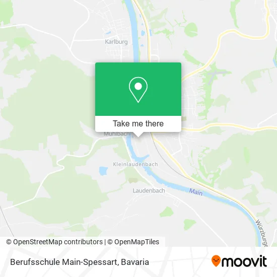 Карта Berufsschule Main-Spessart