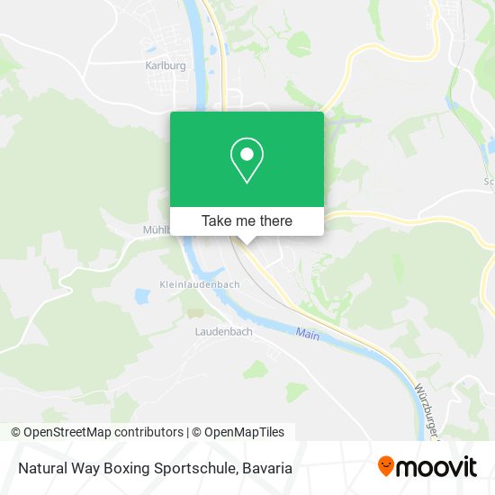 Natural Way Boxing Sportschule map