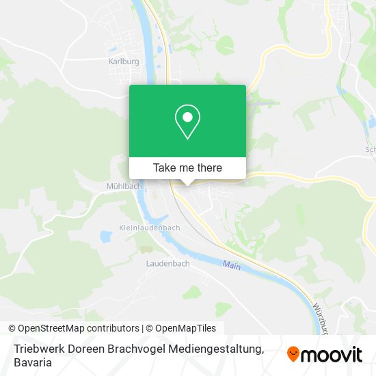 Карта Triebwerk Doreen Brachvogel Mediengestaltung