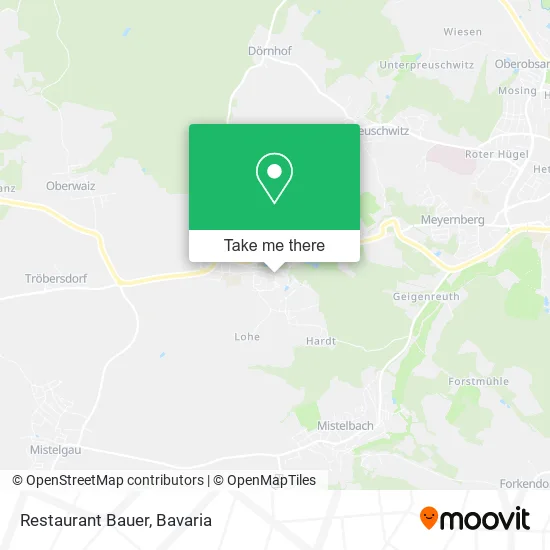 Карта Restaurant Bauer