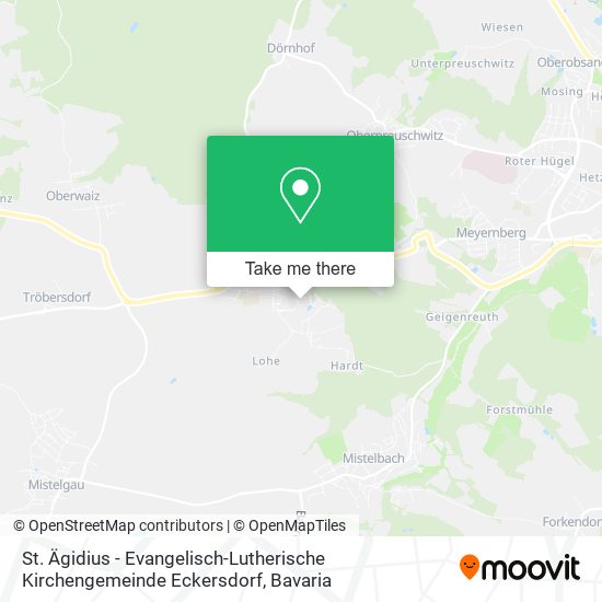 St. Ägidius - Evangelisch-Lutherische Kirchengemeinde Eckersdorf map
