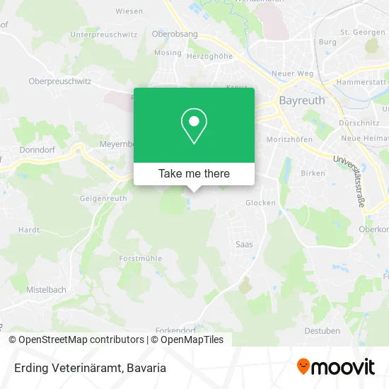Карта Erding Veterinäramt