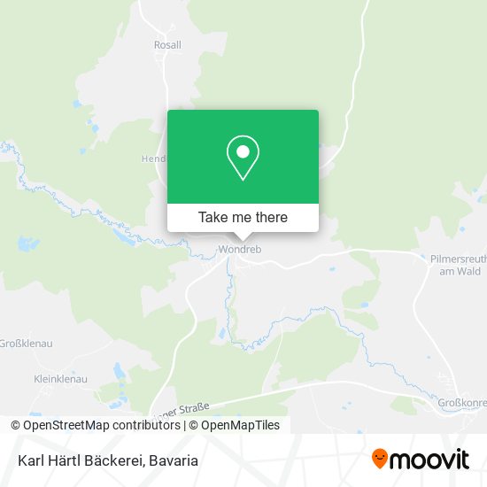 Karl Härtl Bäckerei map
