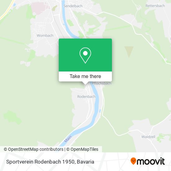 Sportverein Rodenbach 1950 map