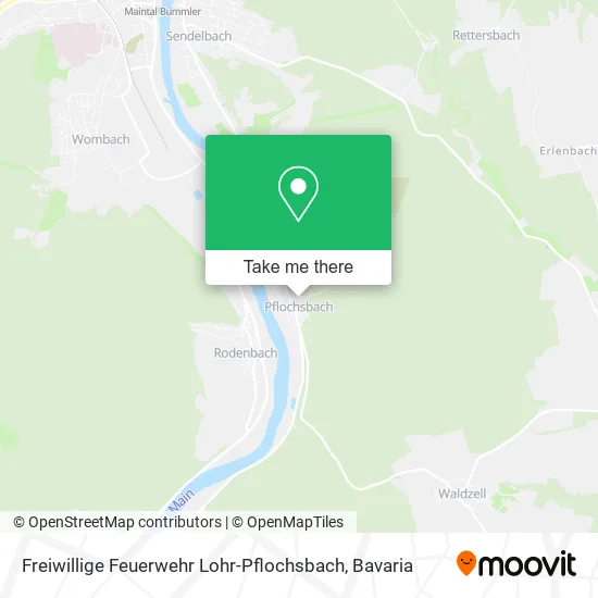 Карта Freiwillige Feuerwehr Lohr-Pflochsbach