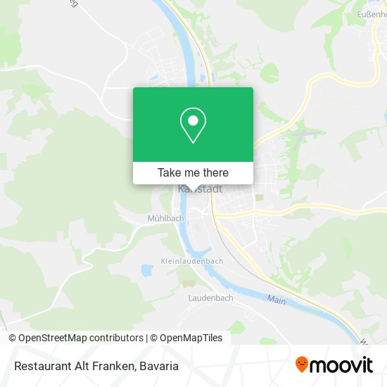 Restaurant Alt Franken map