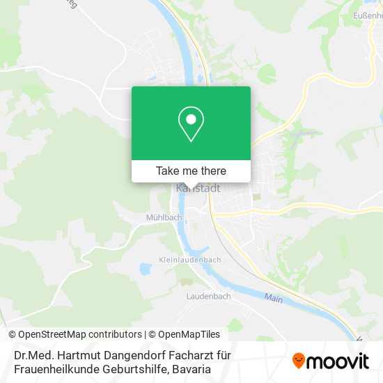 Dr.Med. Hartmut Dangendorf Facharzt für Frauenheilkunde Geburtshilfe map