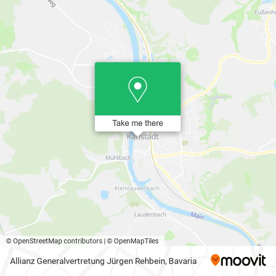 Карта Allianz Generalvertretung Jürgen Rehbein