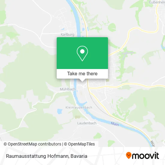 Карта Raumausstattung Hofmann