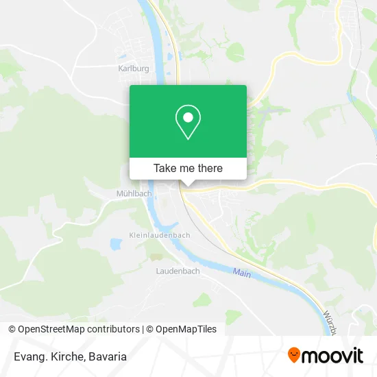 Карта Evang. Kirche