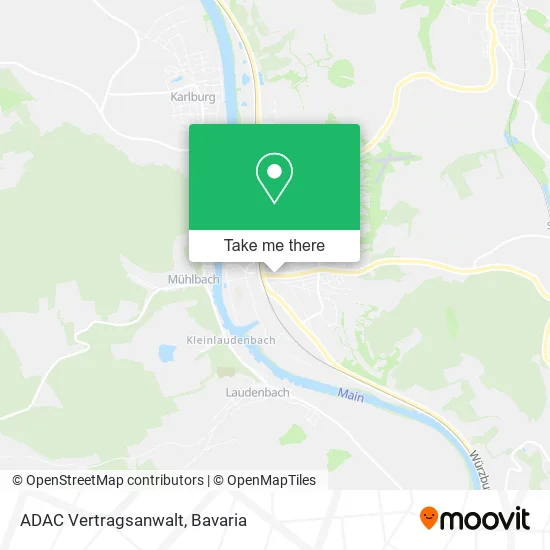 Карта ADAC Vertragsanwalt