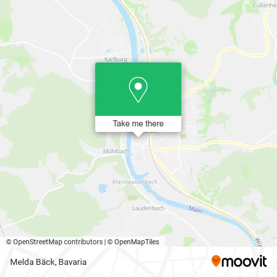 Карта Melda Bäck