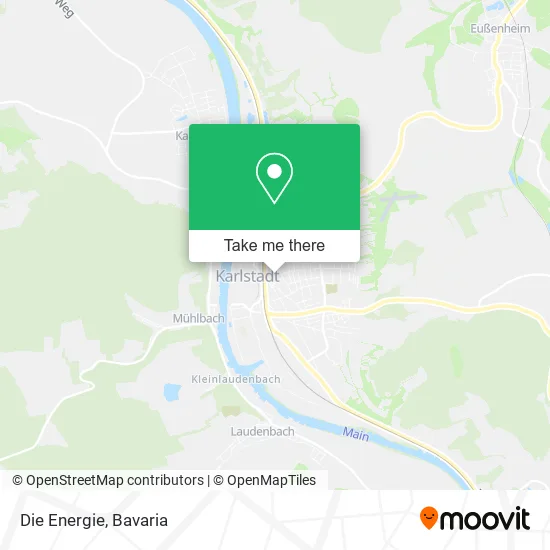 Карта Die Energie