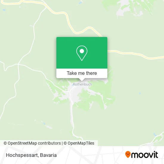 Карта Hochspessart